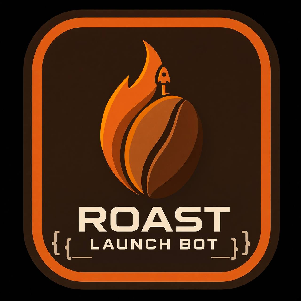 Roast token logo attached to the example post